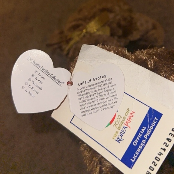 2002 FIFA World Cup Beanie Buddy & Beanie Baby - Picture 2 of 2